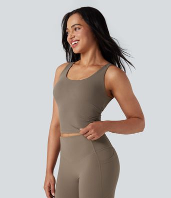 Halara UltraSculpt™ U yaka antrenman atleti