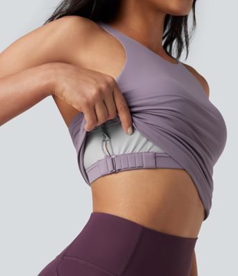 Softlyzero™ Plush - 2-in-1 yoga tank top