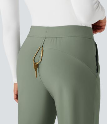 Langlebiger, wasserabweisender Fleece-Jogger mit mittlerer Bundhöhe und Taschen