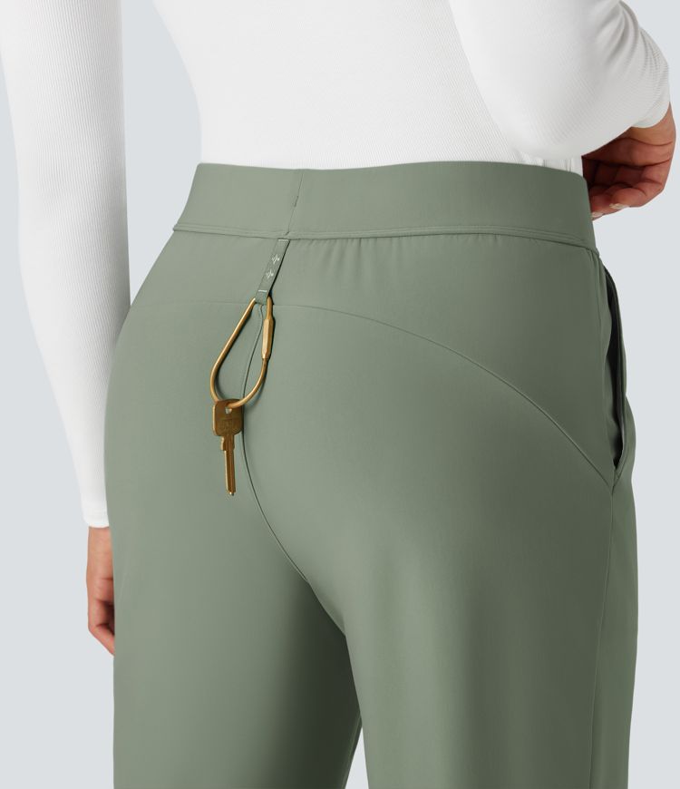 Langlebiger, wasserabweisender Fleece-Jogger mit mittlerer Bundhöhe und Taschen