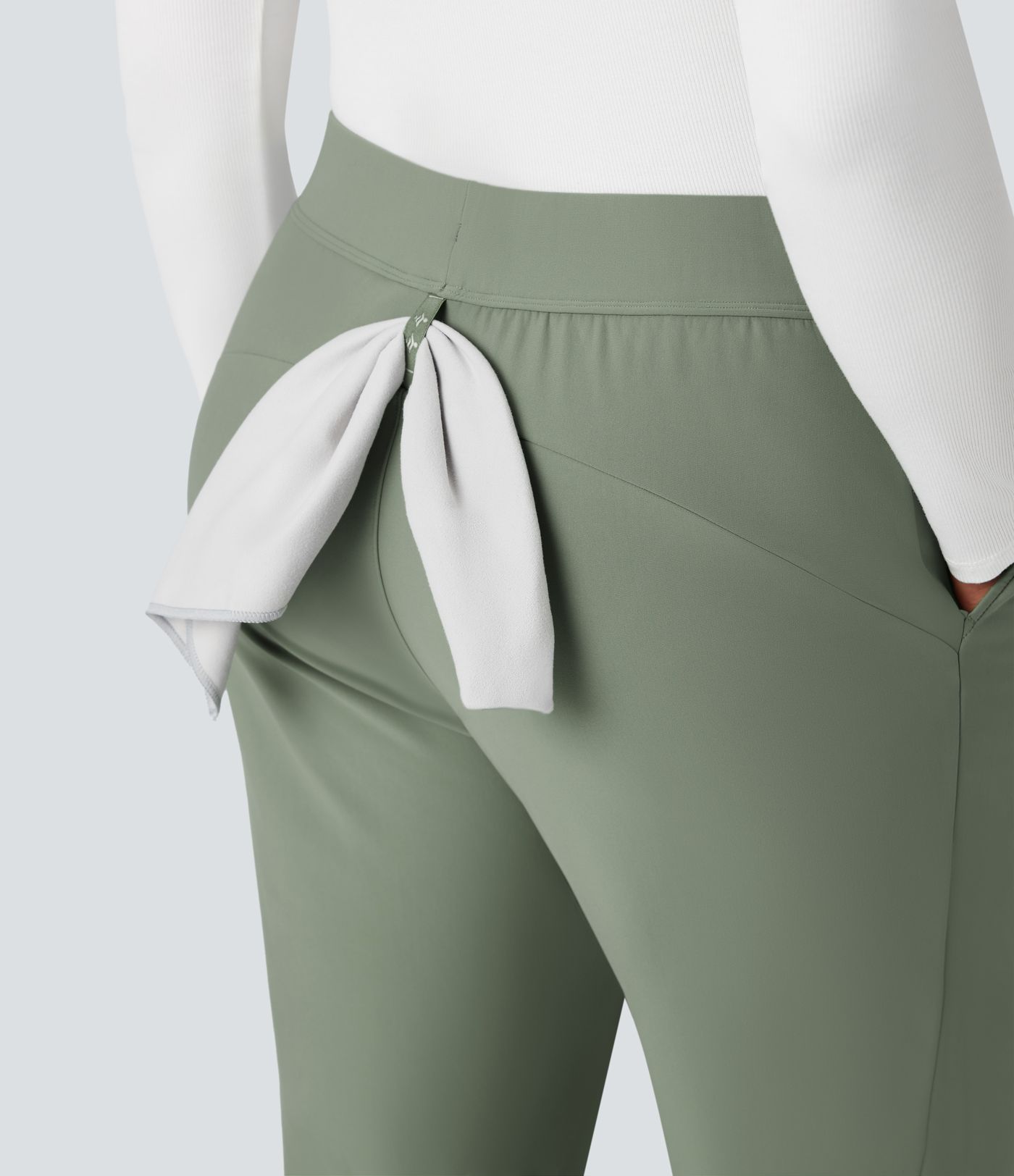 Langlebiger, wasserabweisender Fleece-Jogger mit mittlerer Bundhöhe und Taschen