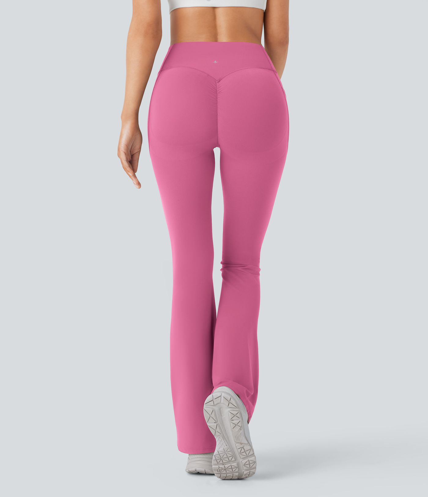 Halara UltraSculpt™ High Waisted Scrunch Butt Lifting Tummy Control Pocket Shaping Yoga Bootcut Leggings