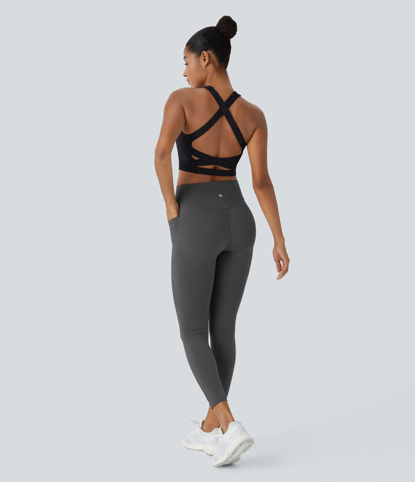 Halara UltraSculpt™ High Waisted Scrunch Butt Lifting Tummy Control Pocket Shaping Training Leggings