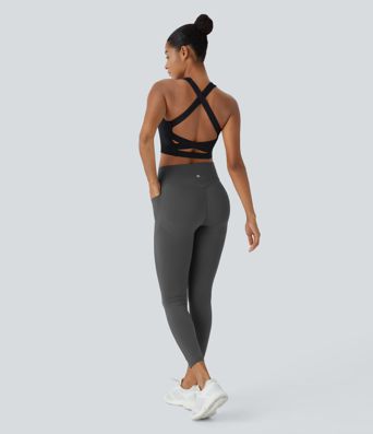 Halara UltraSculpt™ High Waisted Scrunch Butt Lifting Tummy Control Pocket Shaping Training Leggings