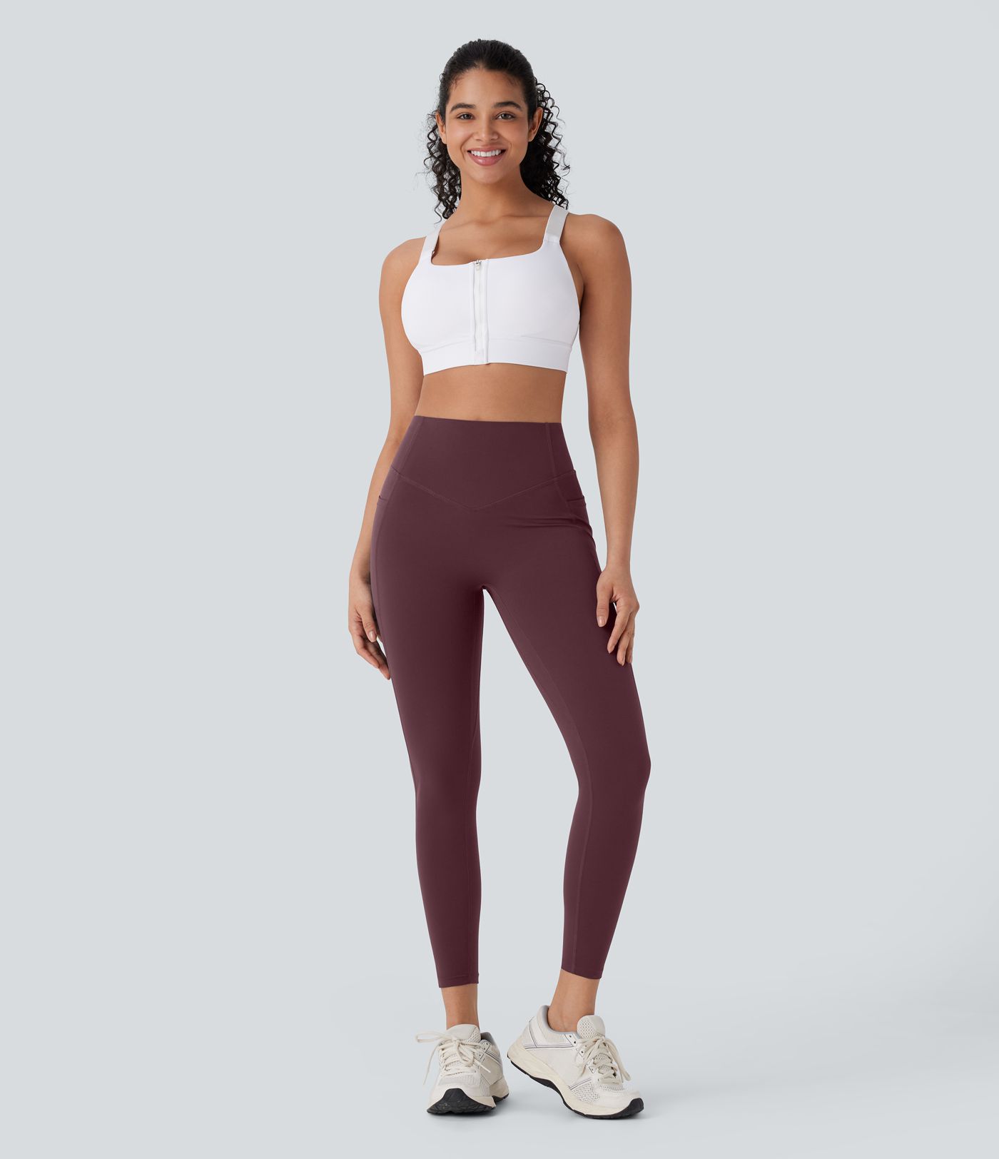 Halara UltraSculpt™ High Waisted Tummy Control Butt Lifting Ruched Pocket Shaping Yoga Leggings