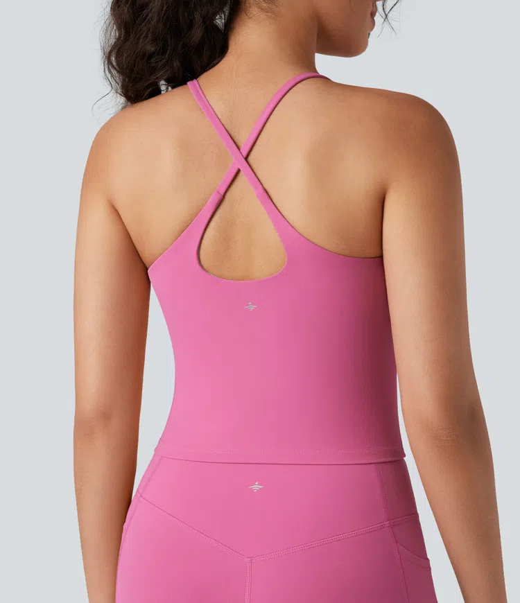 Halara UltraSculpt™ Yoga-Tanktop mit U-Ausschnitt