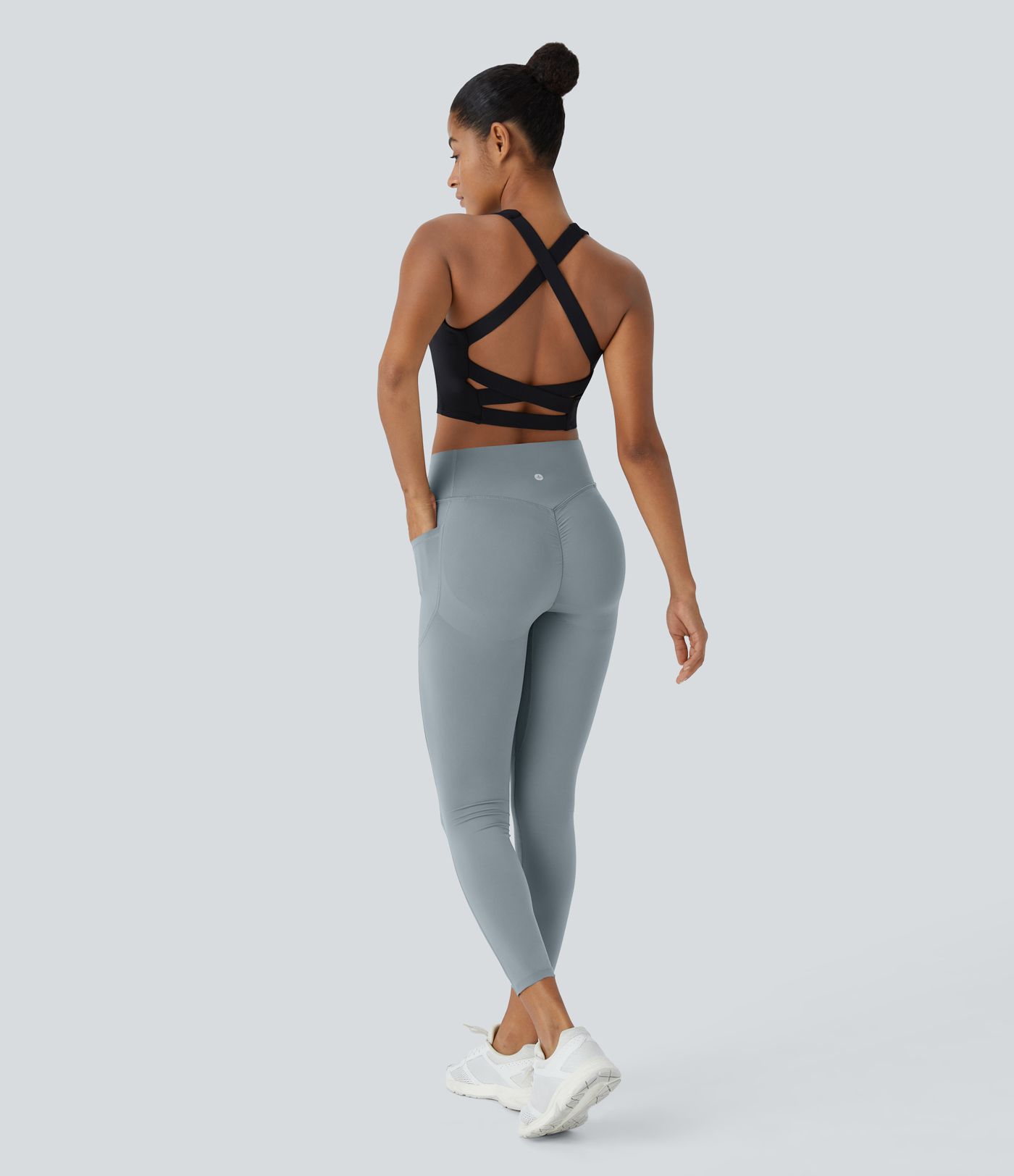 Halara UltraSculpt™ High Waisted Scrunch Butt Lifting Tummy Control Pocket Shaping Training Leggings