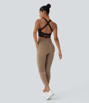 Halara UltraSculpt™ High Waisted Scrunch Butt Lifting Tummy Control Pocket Shaping Training Leggings