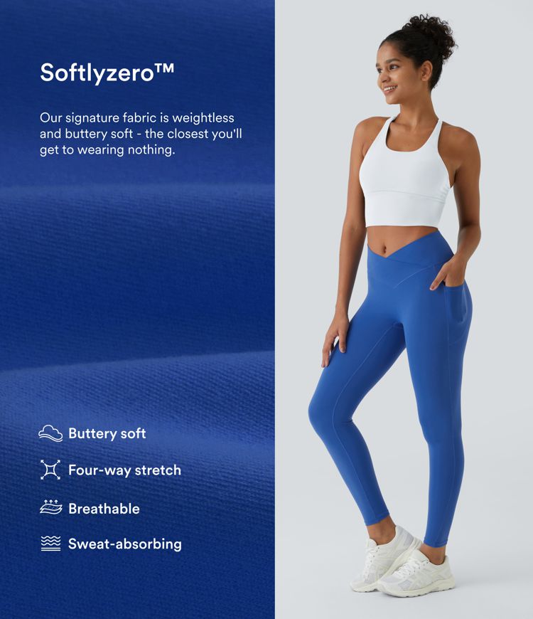 SoftlyZero™ Kryžminis kišeninis lygus leginsas-UPF50+