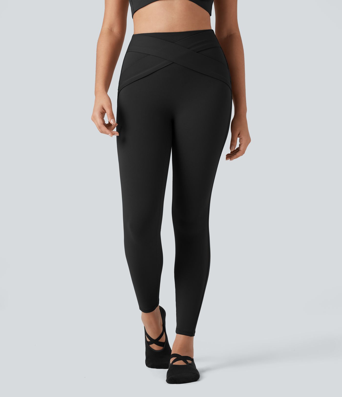 High Waisted Tummy Control Butt Lifting Yoga Leggings with Pocket