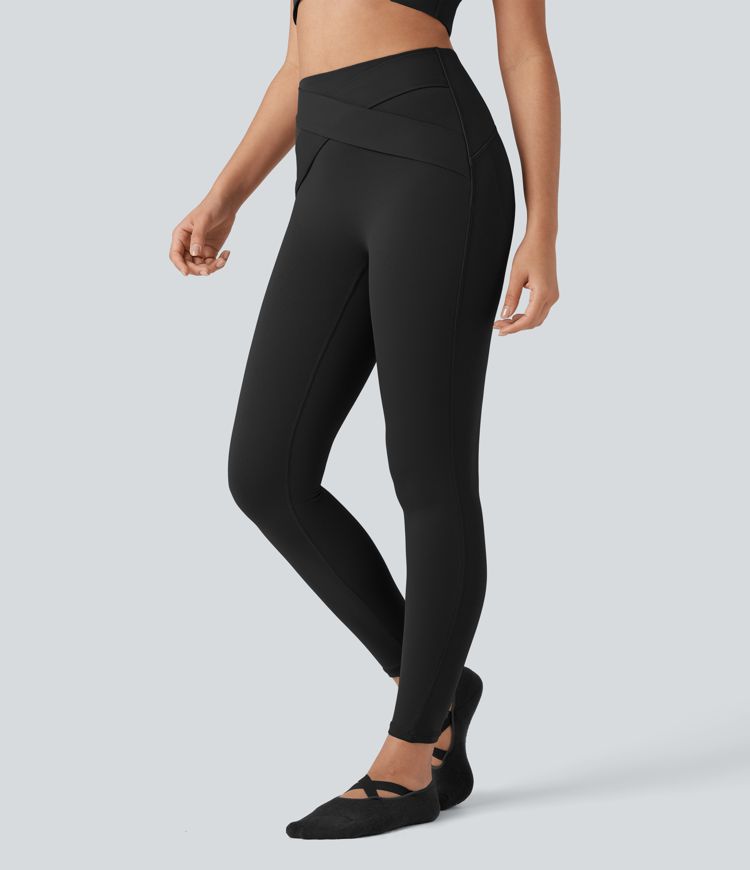 High Waisted Tummy Control Butt Lifting Yoga Leggings with Pocket