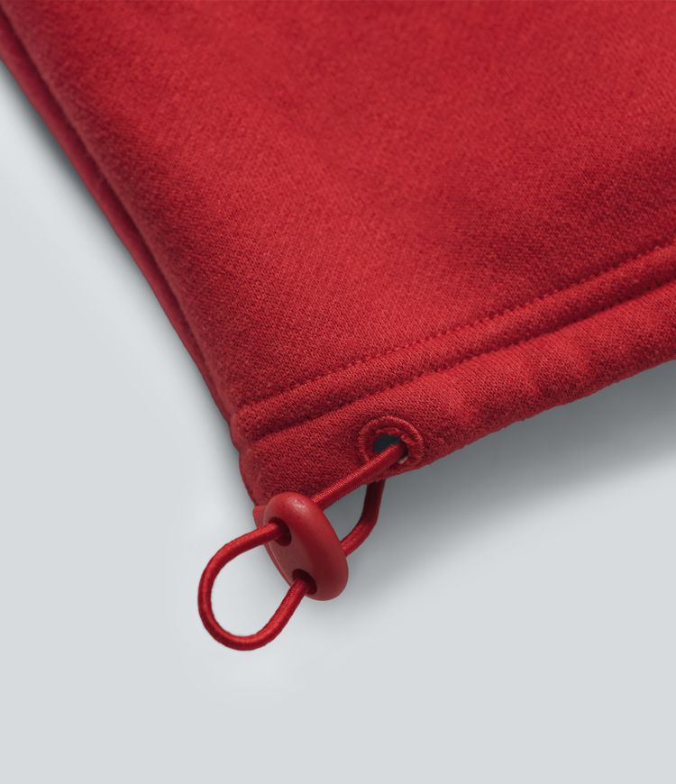 Hooded Color Block Fleece Casual Sweatshirt with Pockets