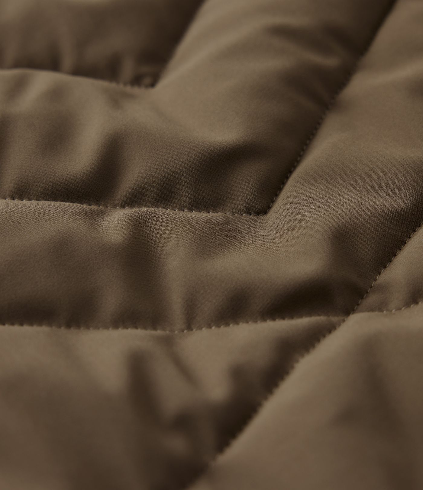 PuffFlex Stand Collar Long Sleeve Thumb Hole Casual Quilted Jacket with Pockets