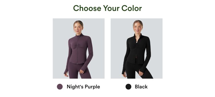 <p style="min-height: 24px"></p>
<p style="text-align:left;"><span style="color: rgb(36,67,23);font-size: 18px;"><strong>1. Pick your preferred color </strong> </span></p>
<p style="text-align:left;"><span style="color: rgb(36,67,23);">If selected, you'll be sent your preferred product in the color chosen. However, if the product is unavailable, we will ship a different product or color in your size. </span></p>
