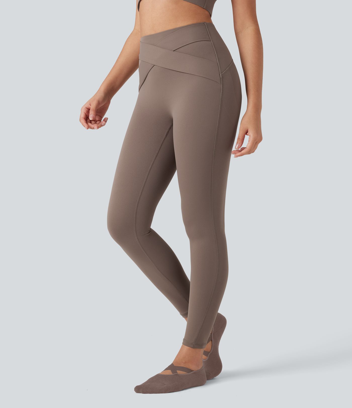 High Waisted Tummy Control Butt Lifting Yoga Leggings with Pocket