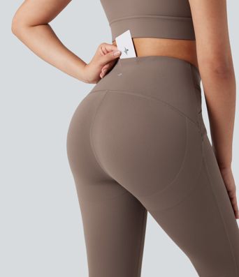 High Waisted Tummy Control Butt Lifting Yoga Leggings with Pocket