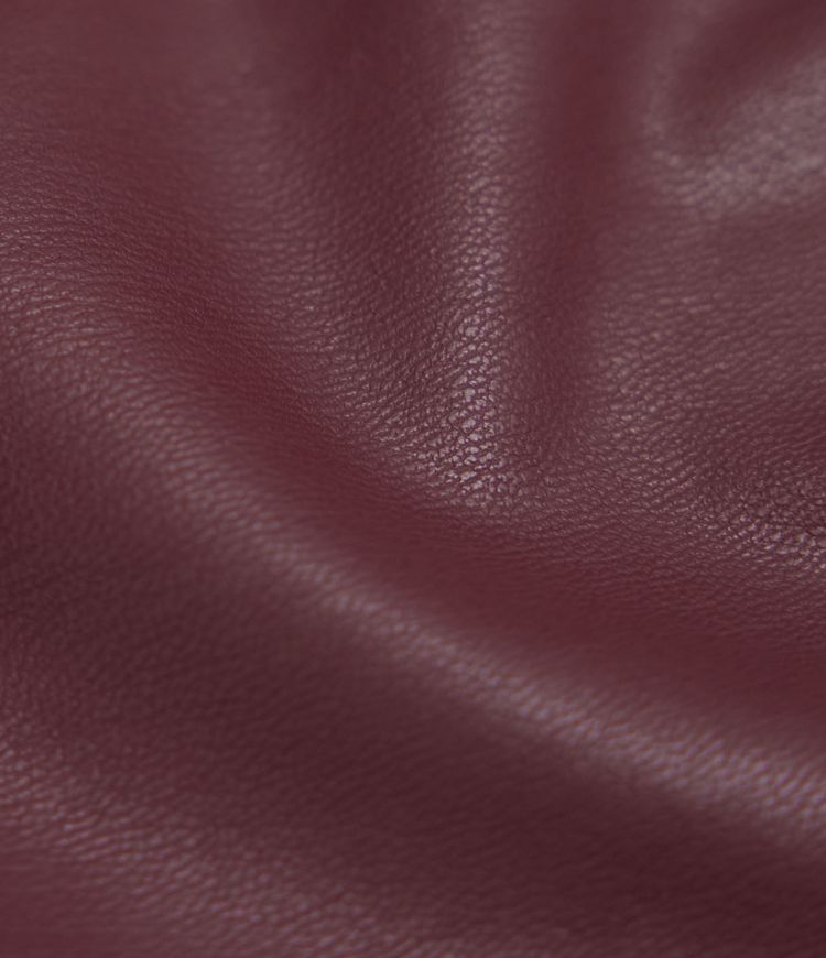 Lace Up Fleece Midi PU Leather Dress