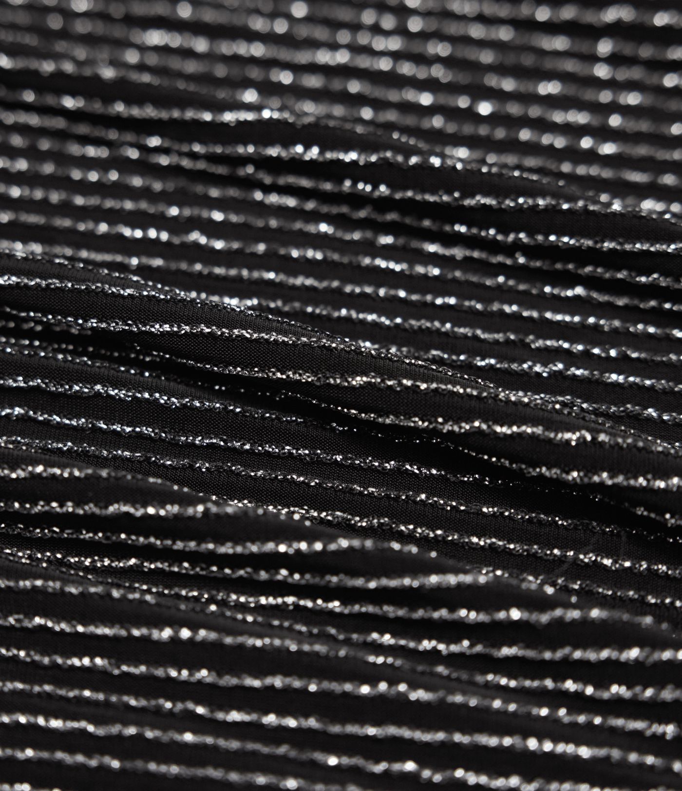 Combinaison Easy Peezy sans manches à ourlet volanté, rayures sparkle, avec poches