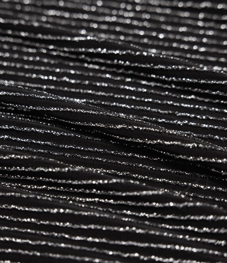 Ruffle Hem Sleeveless Metallic Stripe Casual Jumpsuit with Pockets-Easy Peezy