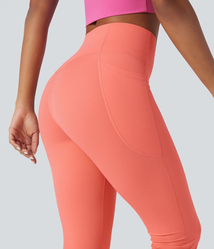Halara UltraSculpt™ High Waisted Tummy Control Pocket Shaping Yoga Bootcut Leggings