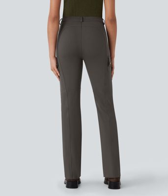 DayStretch Mid Rise Pockets Hiking Cargo Bootcut Pants