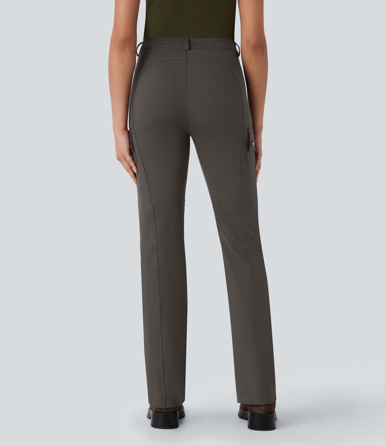 DayStretch Mid Rise Pockets Hiking Cargo Bootcut Pants