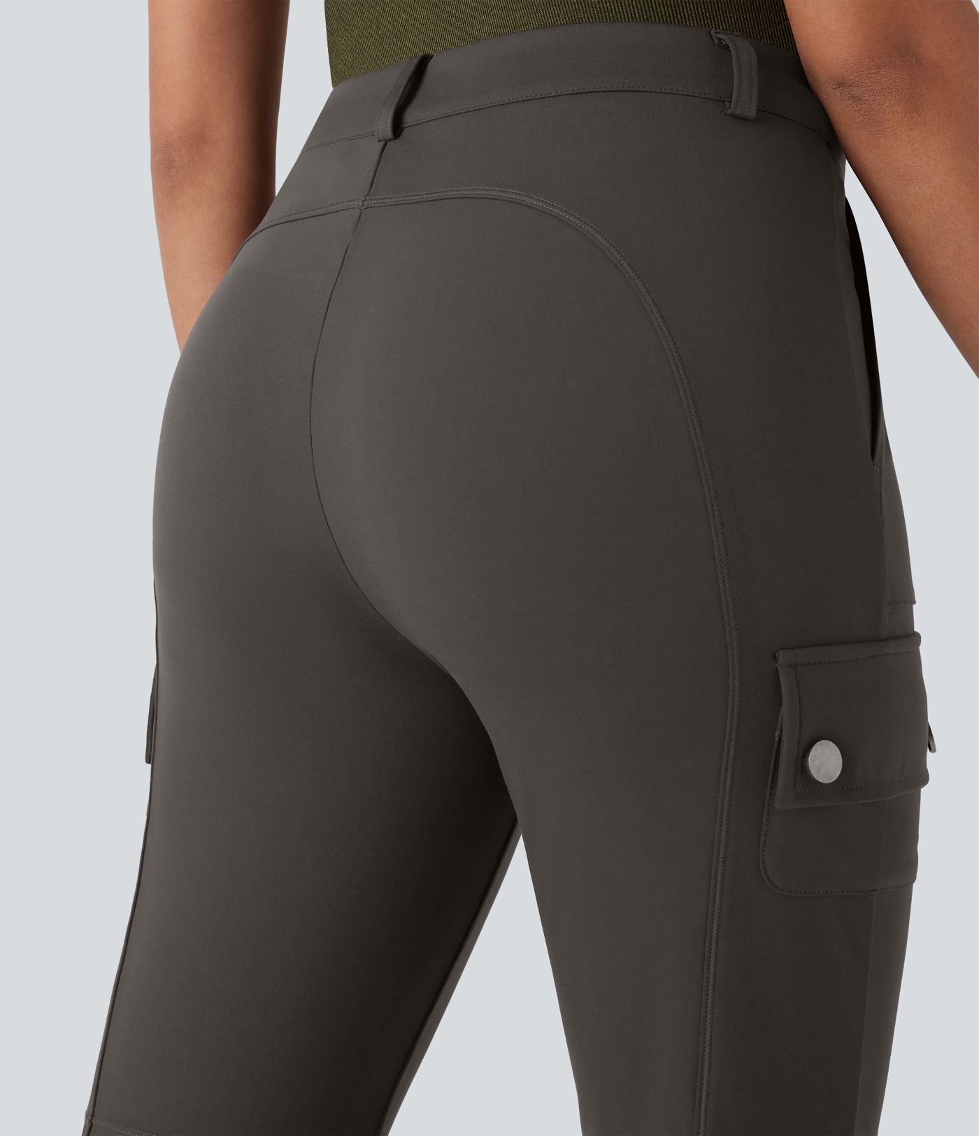 DayStretch Mid Rise Pockets Hiking Cargo Bootcut Pants