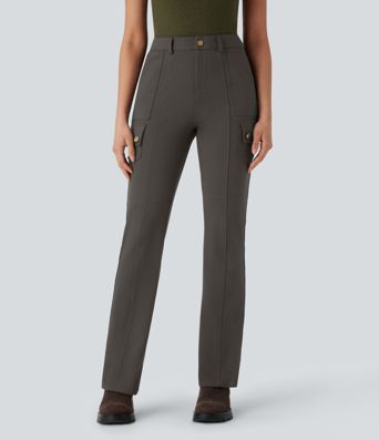 DayStretch Mid Rise Pockets Hiking Cargo Bootcut Pants