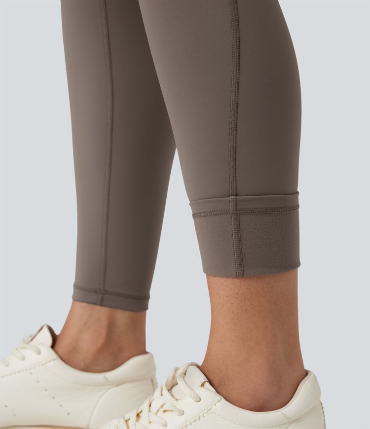 Halara Ultrasculpt™ Heat High Waisted Tummy Control Fleece Yoga Leggings with Pockets