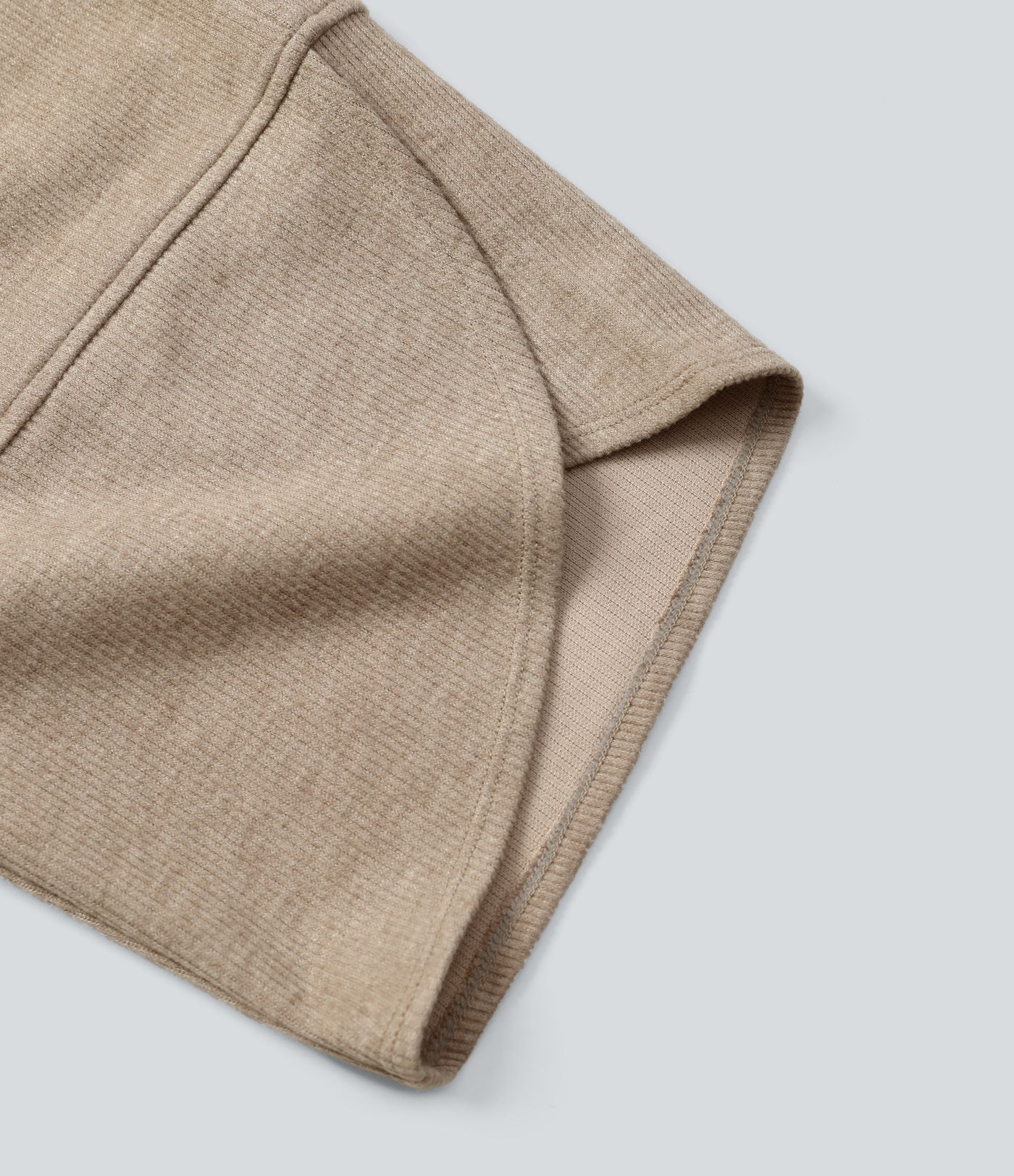 Pantalon de jogging 7/8 coupe décontractée ourlet asymétrique taille haute avec poches