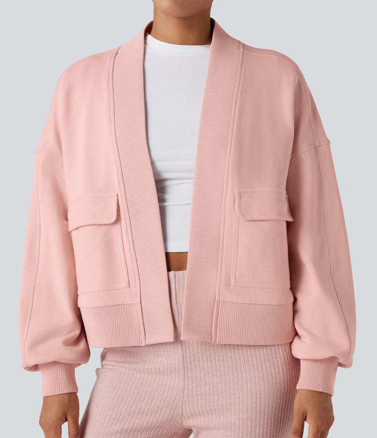 Sweat-shirt oversize manches longues avec poches