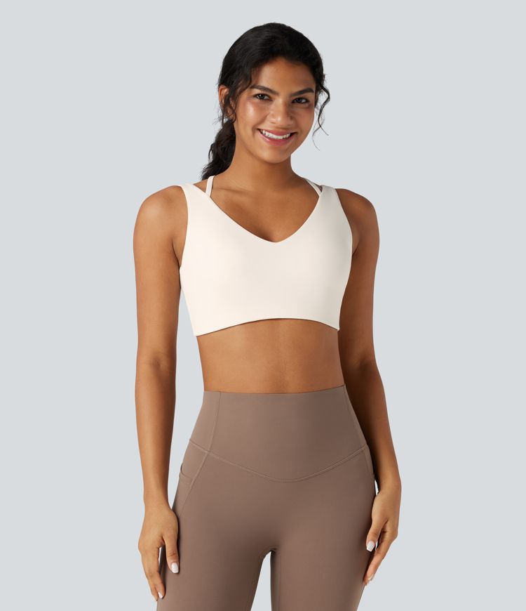SoftlyZero™ Airy Cut-out Back 2-in-1 Cool Touch Yoga Sports Top