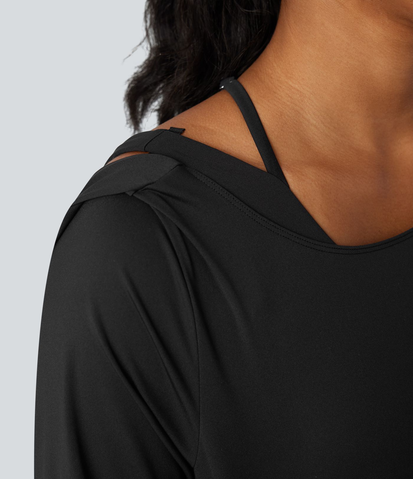 SoftlyZero™ Airy Cut-out Back 2-Piece Yoga Sports Top