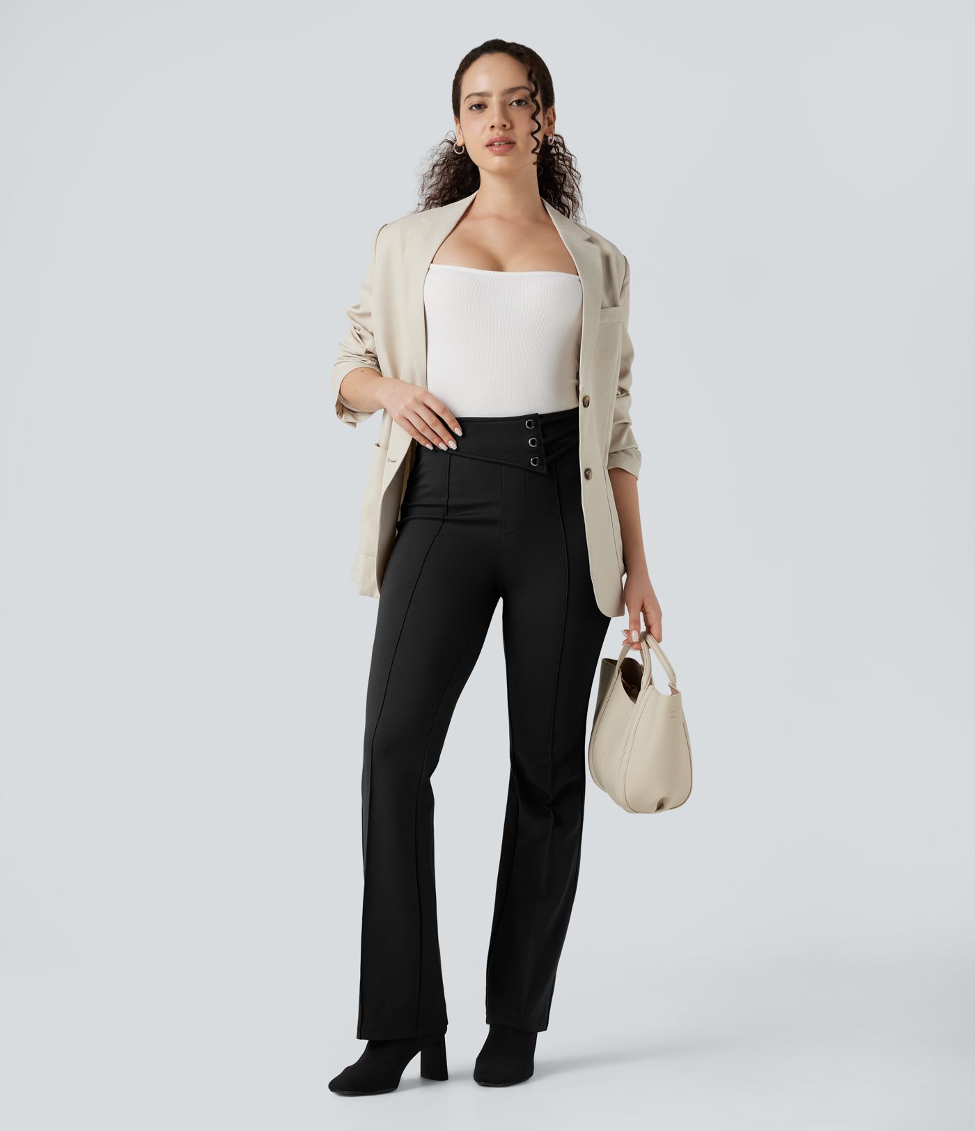 Halara Flex™ High-waisted Work Flare Pants with Pockets