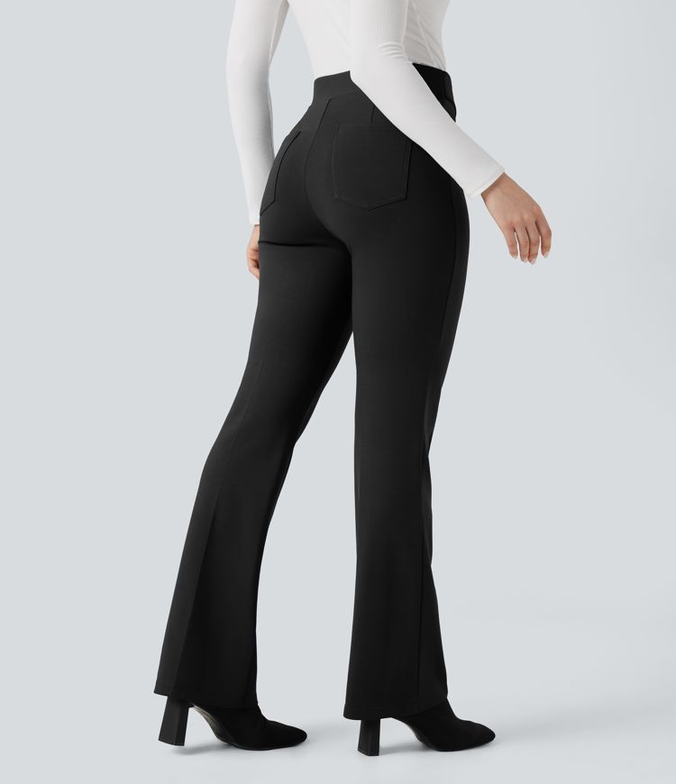 Halara Flex™ High-waisted Work Flare Pants with Pockets