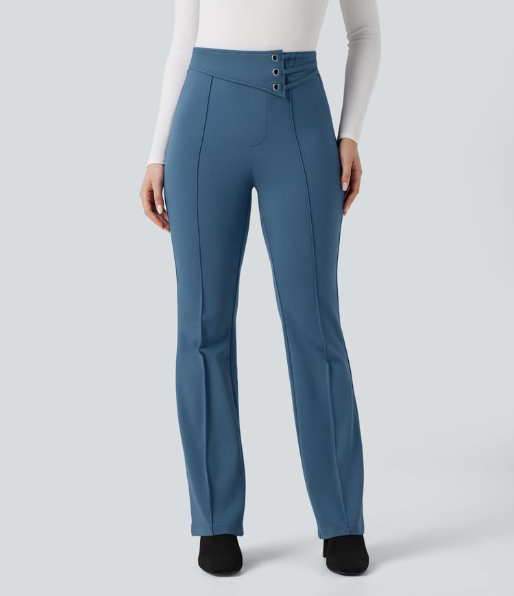 Halara Flex™ High-waisted Work Flare Pants with Pockets