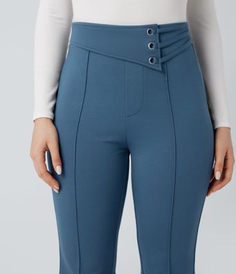Halara Flex™ High-waisted Work Flare Pants with Pockets