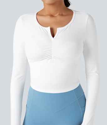 SoftlyZero™ Plush Long Sleeve Thumb Hole Yoga Sports Tops