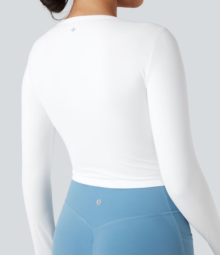 SoftlyZero™ Plush Long Sleeve Thumb Hole Yoga Sports Tops