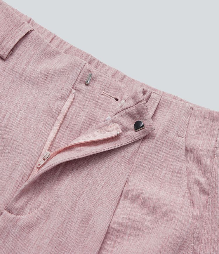 Pantalon barrel taille haute avec poches