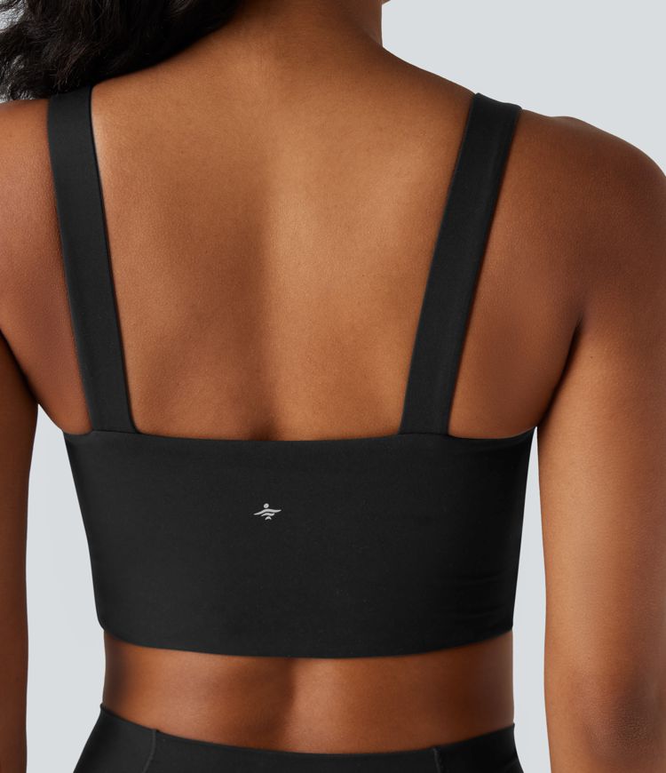 Halara UltraSculpt™ Light Support Molded Cups Push-Up Yoga Sports Bra