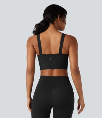 Halara UltraSculpt™ Light Support Molded Cups Push-Up Yoga Sports Bra