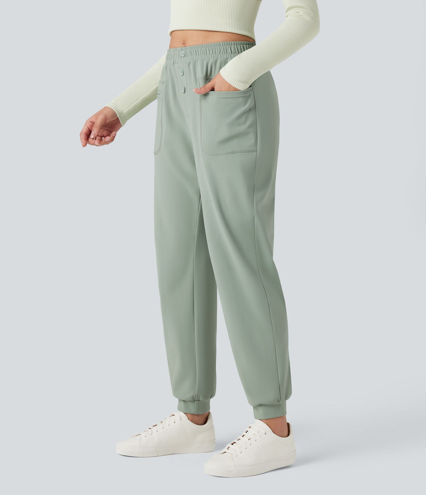 Jogging taille moyenne DayStretch avec poches