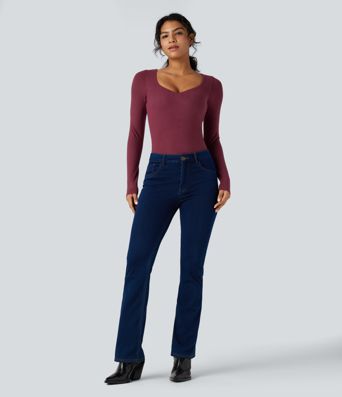 Halara HeatCore Push-Up Long Sleeve Casual Warming Top A/B Cup