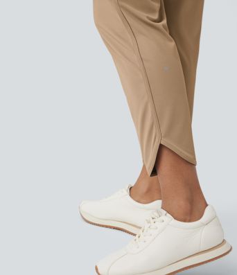 Golf-Hose mit mittelhohem Bund, Seitentaschen und schmal zulaufendem Bein - schnelltrocknend, UPF40+