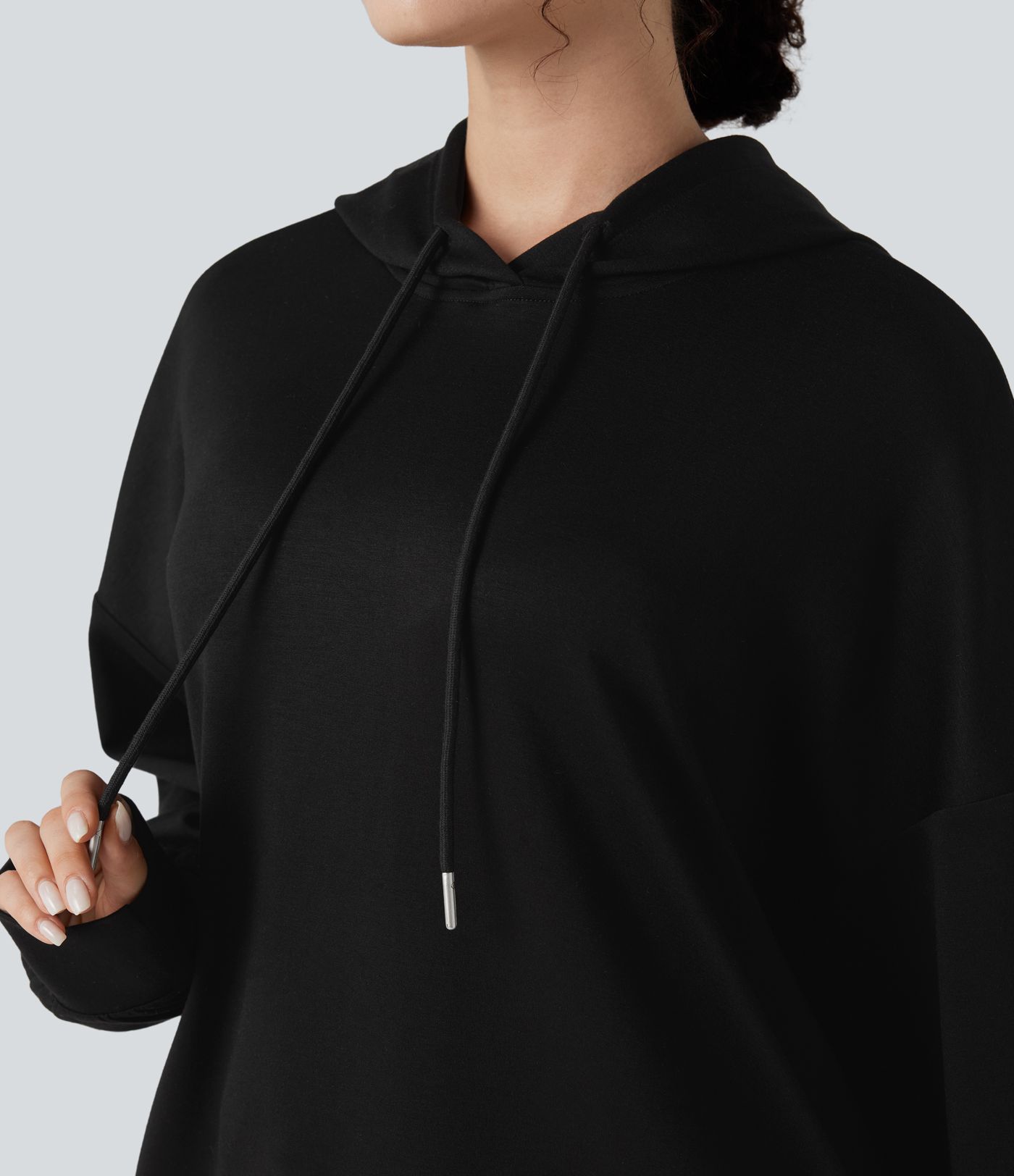 Hooded Long Sleeve Casual Sweatshirt with Pockets