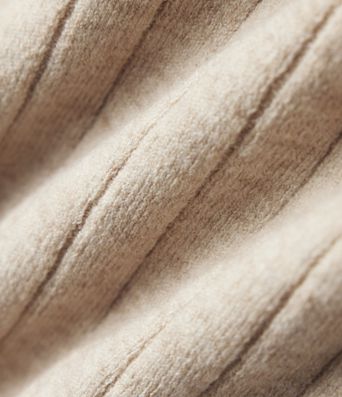 Pull court décontracté à col montant et manches longues