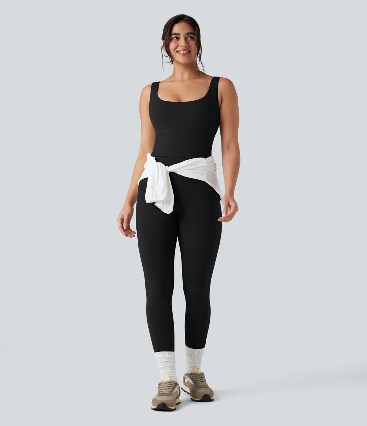 Halara UltraSculpt™ Scoop Neck 2-in-1 Yoga Tank Top