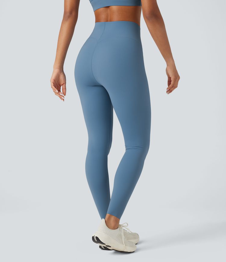 Halara UltraSculpt™ SoCinched V-Shaped High Waisted Tummy Control Training 7/8 Leggings