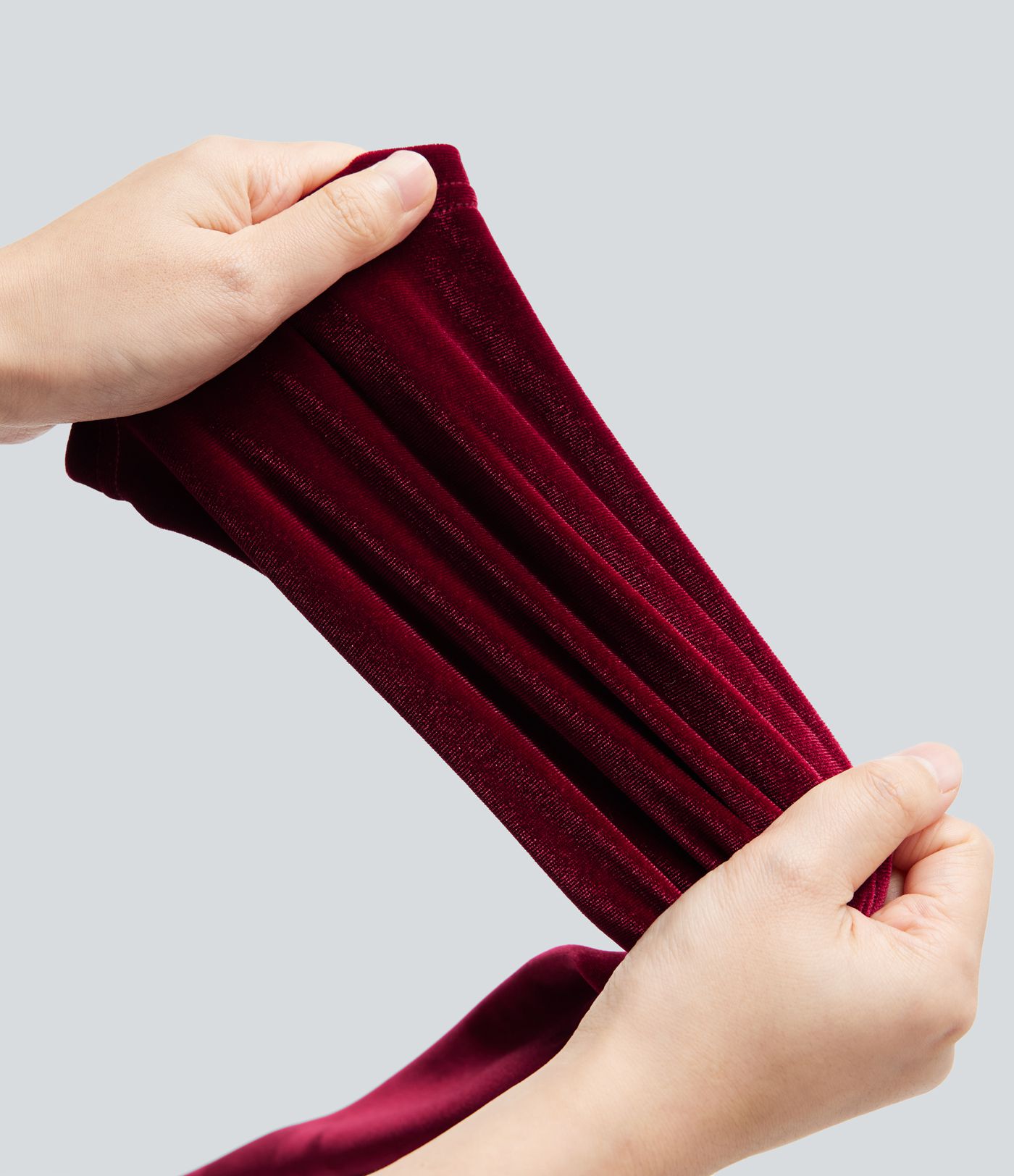 High Waisted Velvet Casual Baggy Lounge Pants with Pockets